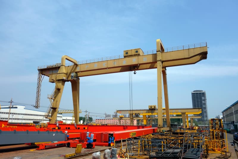 5t MG Double Girder Gantry Crane 18m Lift 35m Span for Canada