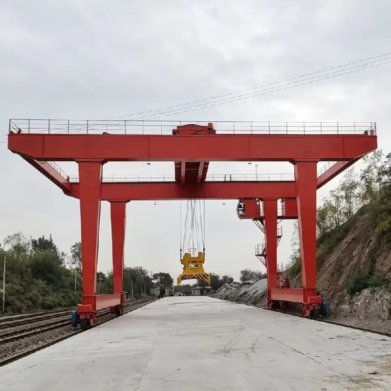20t MGO European Double Girder Gantry Crane 15m Lift 35m Span Nigeria