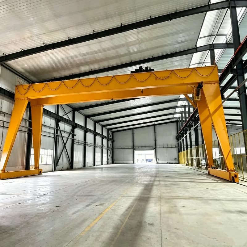 5t MGO European Double Girder Gantry Crane 12m Lift 30m Span S.Africa
