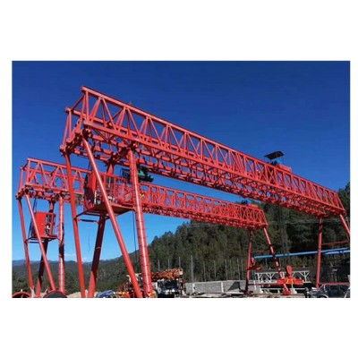 160t Truss Girder Double Girder Gantry Crane 6m Lift 22m Span Brazil