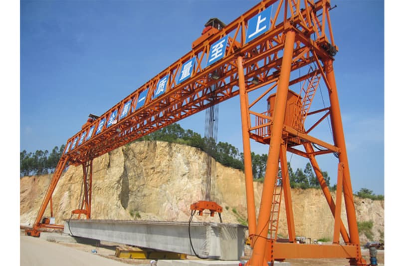 5t Truss Girder Double Girder Gantry Crane 12m Lift 26m Span Germany