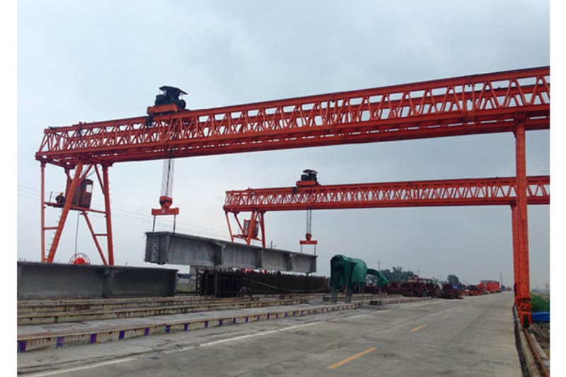 5t Truss Girder Double Girder Gantry Crane 15m Lift 30m Span France