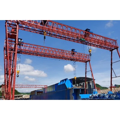 5t Truss Girder Double Girder Gantry Crane 18m Lift 18m Span Vietnam