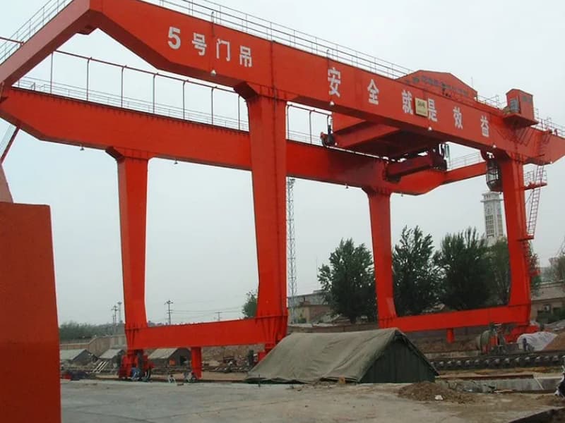 16t U-Shaped Double Girder Gantry Crane 10m Lift 35m Span Vietnam