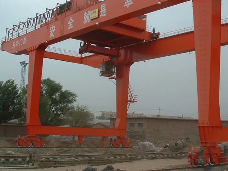 16t U-Shaped Double Girder Gantry Crane 10m Lift 22m Span Mexico