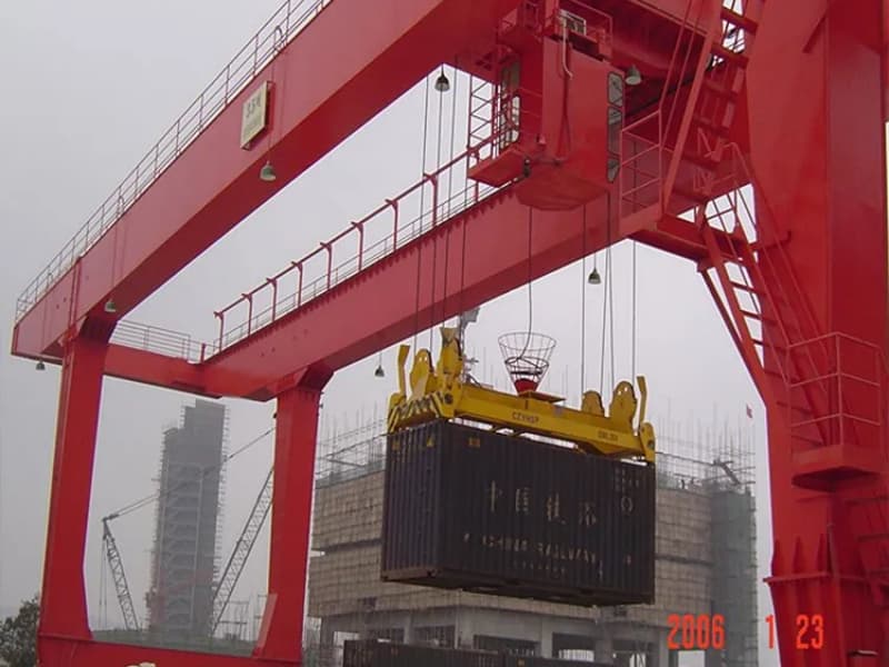 16t U-Shaped Double Girder Gantry Crane 10m Lift 22m Span Mexico