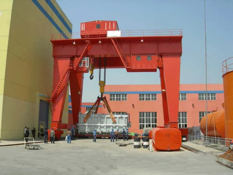 16t U-Shaped Double Girder Gantry Crane 12m Lift 26m Span S.Africa
