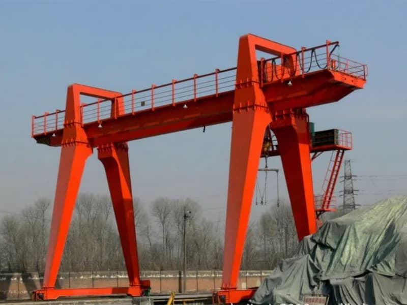 16t U-Shaped Double Girder Gantry Crane 12m Lift 22m Span Turkey
