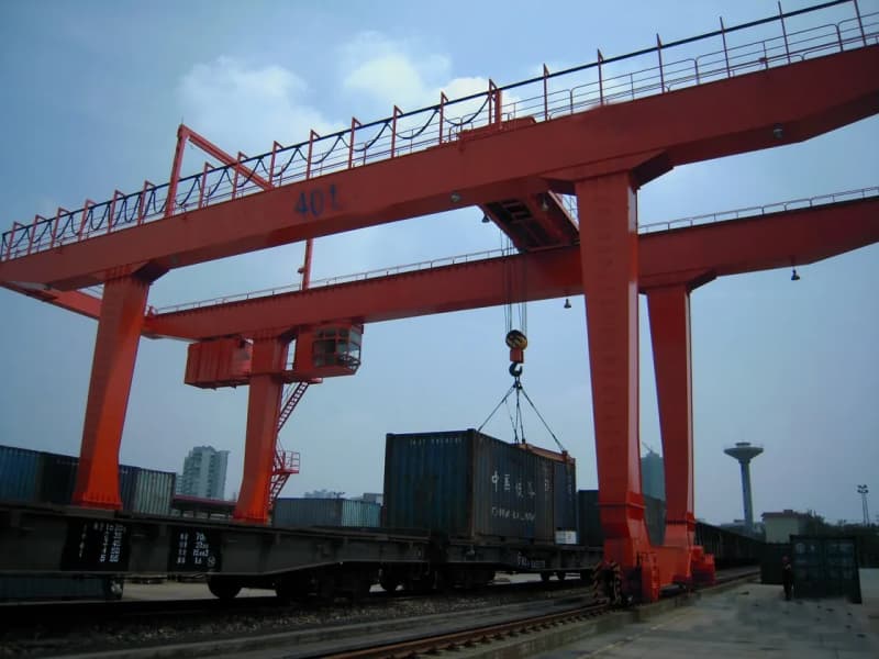 16t U-Shaped Double Girder Gantry Crane 12m Lift 22m Span Turkey