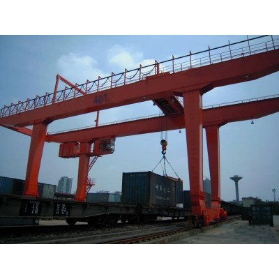 16t U-Shaped Double Girder Gantry Crane 12m Lift 26m Span Egypt