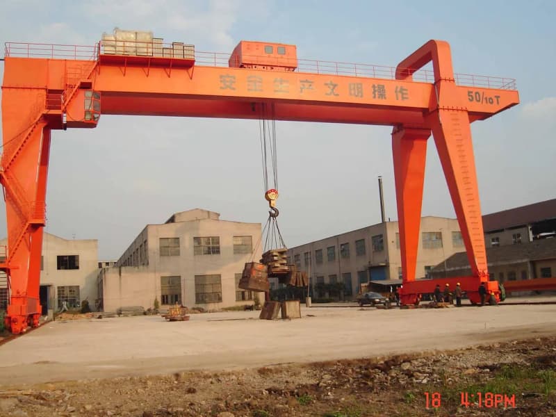 16t U-Shaped Double Girder Gantry Crane 12m Lift 22m Span Turkey