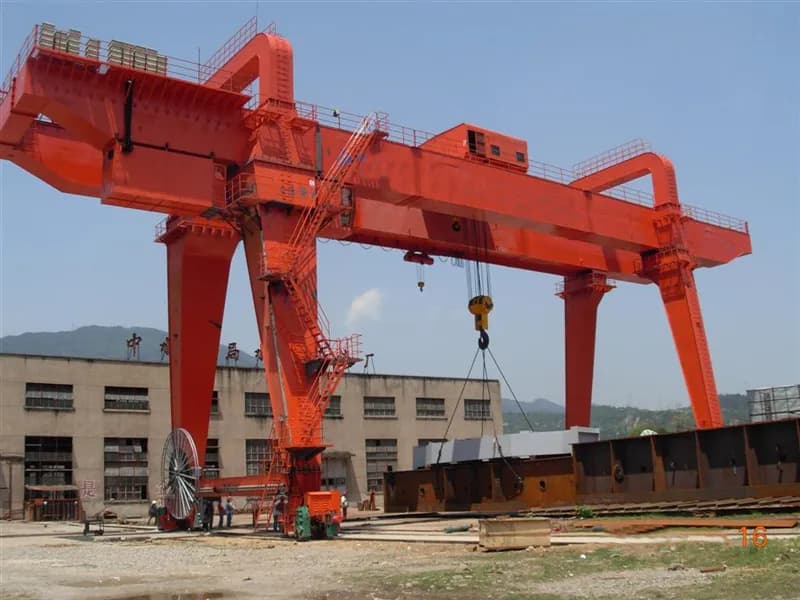 16t U-Shaped Double Girder Gantry Crane 10m Lift 35m Span Vietnam
