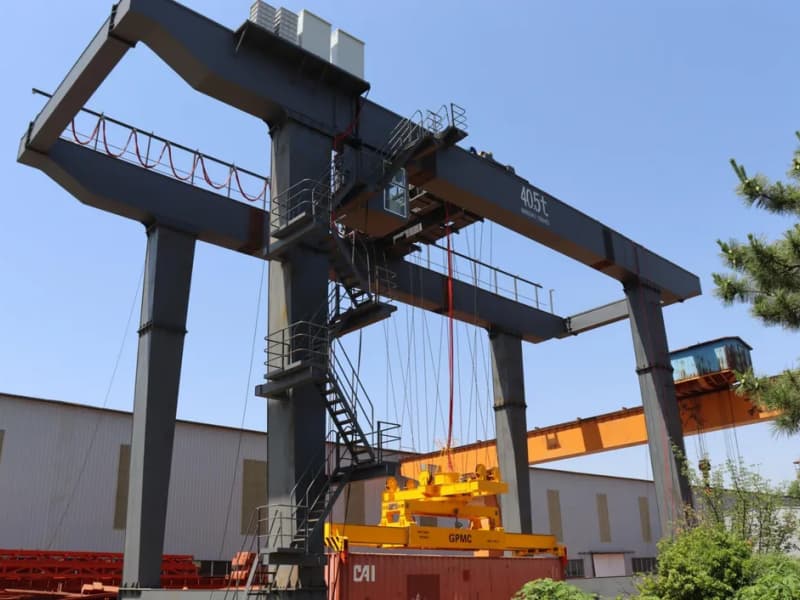 70t Rail-Mounted Container Gantry Crane 15.3m Lift 30m Span Vietnam