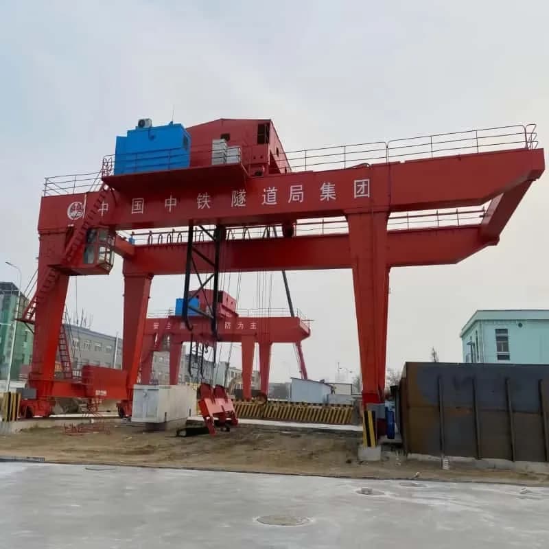 70t Rail-Mounted Container Gantry Crane 15.3m Lift 40m Span Turkey