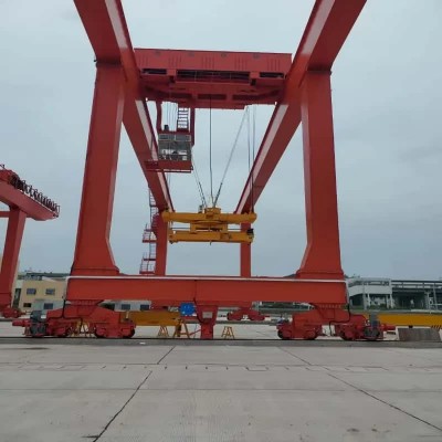 70t Rail-Mounted Container Gantry Crane 12.5m Lift 40m Span Nigeria