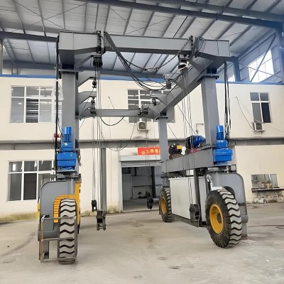 70t Rubber-Tired Container Gantry Crane 18.5m Lift 26m Span Poland