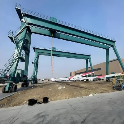 70t Rubber-Tired Container Gantry Crane 15.5m Lift 23.47m Span Turkey