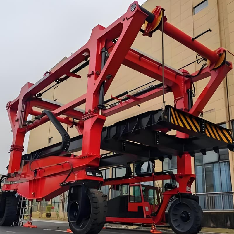 60t Straddle Carrier 12m Lift Container Handling Vietnam
