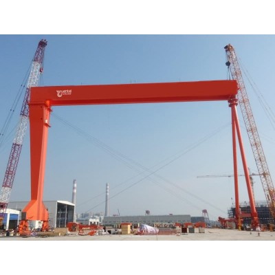 200t Shipbuilding Gantry Crane 160m Span 40m Lift for Shipyard Mexico