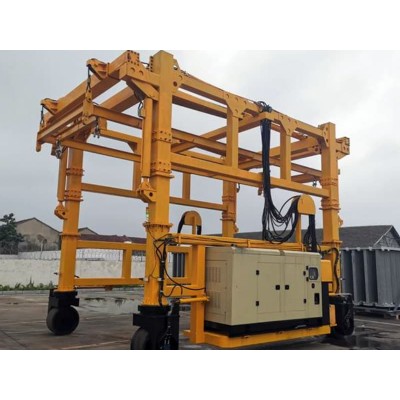 35t Straddle Carrier 10m Lift Container Stacking Port Terminal USA