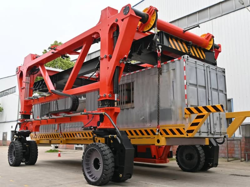 35t Straddle Carrier 10m Lift Container Stacking Port Terminal USA