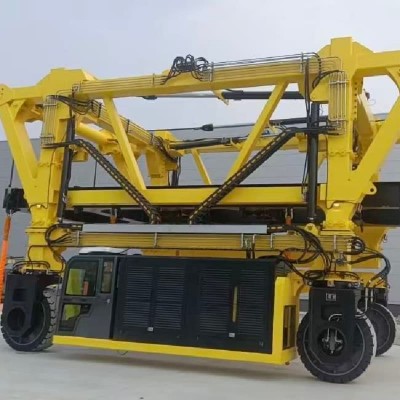 35t Straddle Carrier 12m Lift for Shipyard Container Stacking Canada