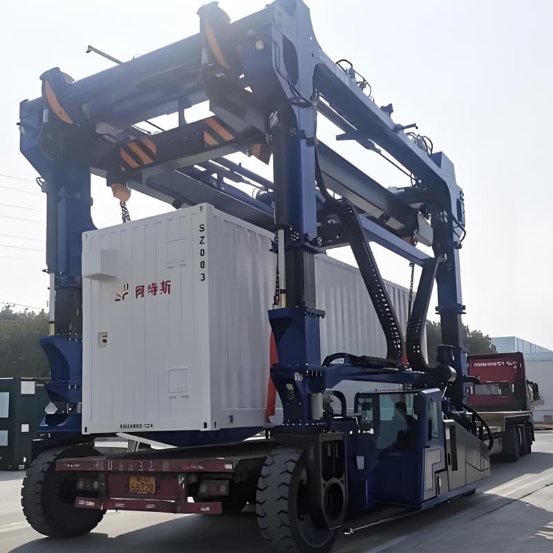 35t Straddle Carrier 12m Lift for Shipyard Container Stacking Canada