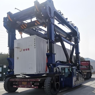 50t Straddle Carrier 10m Lift for Istanbul Container Port Turkey
