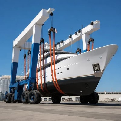10t Marine Travel Lift 4.9m Span 5.1m Lift for Marina Turkey