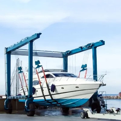 15t Marine Travel Lift 5.6m Span 5.8m Lift for Shipyard Egypt