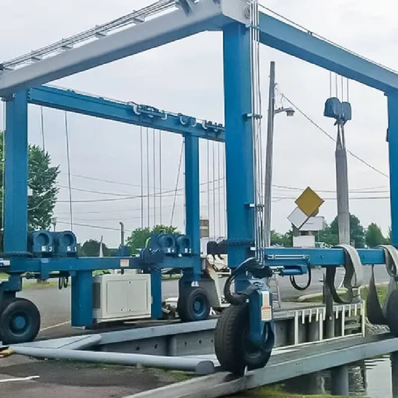 15t Marine Travel Lift 5.6m Span 5.8m Lift for Shipyard Egypt