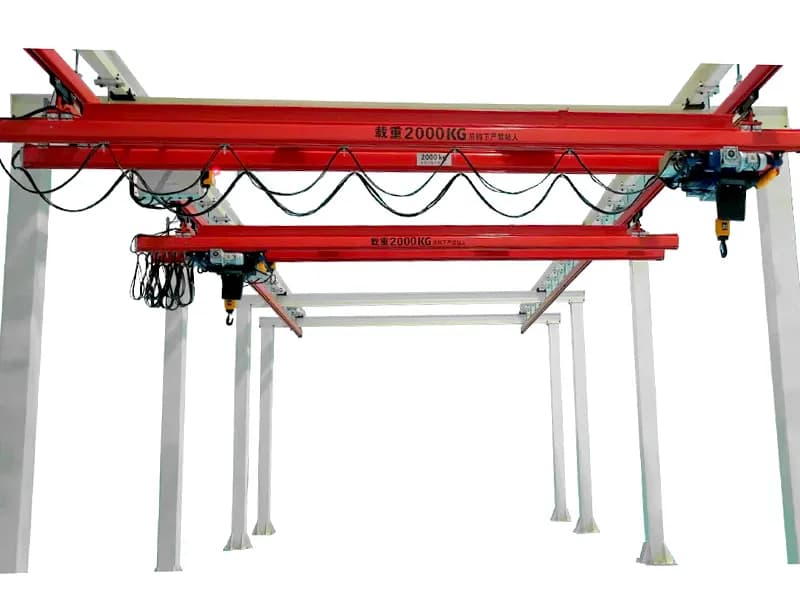 Dongqi KBK Flexible Crane 2000kg 9m Span for Palletizing Gabon