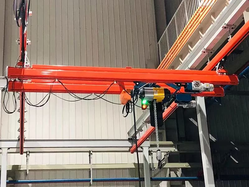 Dongqi KBK Flexible Crane 2000kg 9m Span for Palletizing Gabon