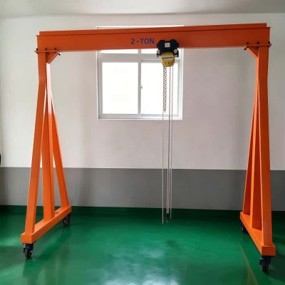 Dongqi 10t Manual Mobile Gantry Crane 9m Span 9m Lift Warehouse UK