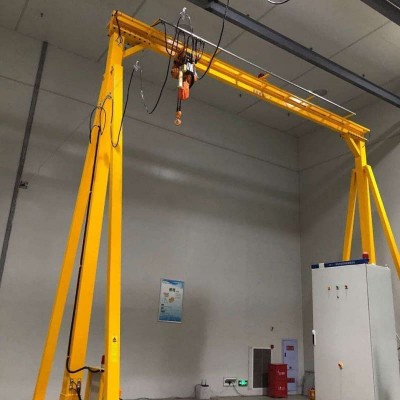 Dongqi 0.5t Manual Mobile Gantry Crane Electric Hoist 10m Span Ireland