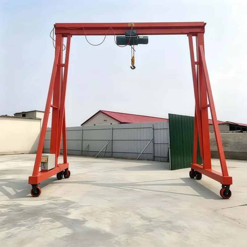 Dongqi 20t Electric Mobile Gantry Crane 12m Span 2m Lift Workshop Bahamas