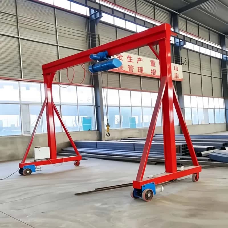 Dongqi 20t Electric Mobile Gantry Crane 12m Span 2m Lift Workshop Bahamas