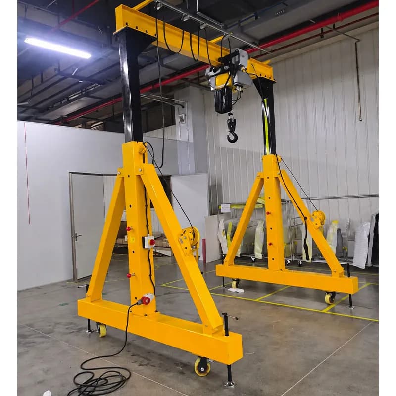 Dongqi 20t Adjustable Portable Gantry Crane 12m Span 2m Lift Workshop Bahamas