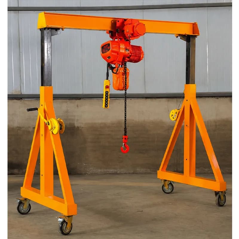 Dongqi 20t Adjustable Portable Gantry Crane 12m Span 2m Lift Workshop Bahamas