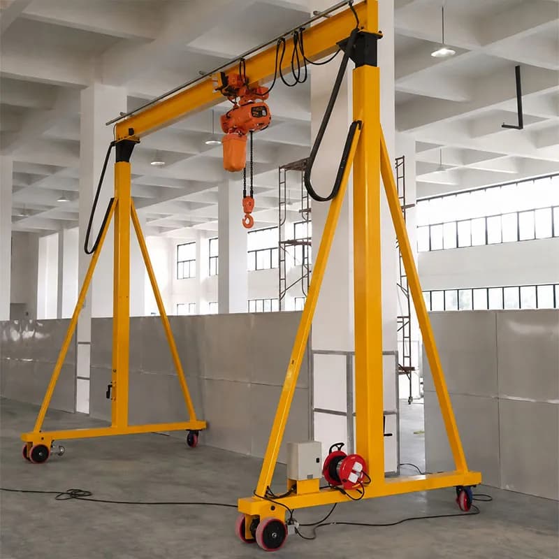 Dongqi 20t Adjustable Portable Gantry Crane 4m Span 4m Lift Workshop Panama