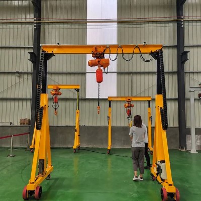 20t Adjustable Portable Gantry Crane 10m Span 9m Lift Maintenance El Salvador