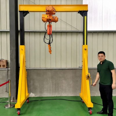 Dongqi 20t Adjustable Portable Gantry Crane 3m Span 3m Lift Workshop Nicaragua
