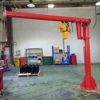 Dongqi 1t Freestanding Jib Crane 2.5m Span 4m Lift Dock Sweden