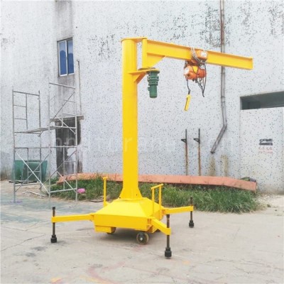 Dongqi 0.5t Mobile Jib Crane 1m Span 3m Lift Warehouse Iceland