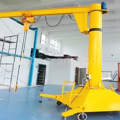 Dongqi 0.5t Mobile Jib Crane 1.5m Span 1m Lift Site Luxembourg