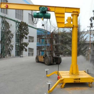 Dongqi 0.5t Mobile Jib Crane 2m Span 2m Lift Factory Malta
