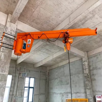 Dongqi 1t Wall-mounted Jib Crane 4m Span 3m Lift Shipyard Thailand