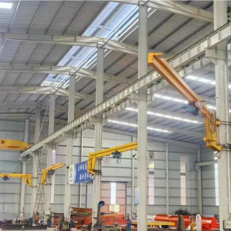 Dongqi 3t Wall-mounted Jib Crane 4m Span 3m Lift Shipyard Panama