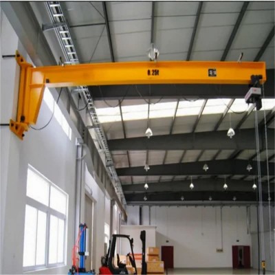 Dongqi 2t Wall-mounted Jib Crane 3.5m Span 5m Lift Machining Zambia