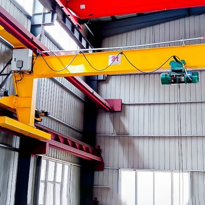 Dongqi 0.5t Wall-traveling Jib Crane 9m Span 10m Lift Workshop Ireland
